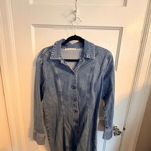 Abercrombie & Fitch Blue Denim Mini Dress